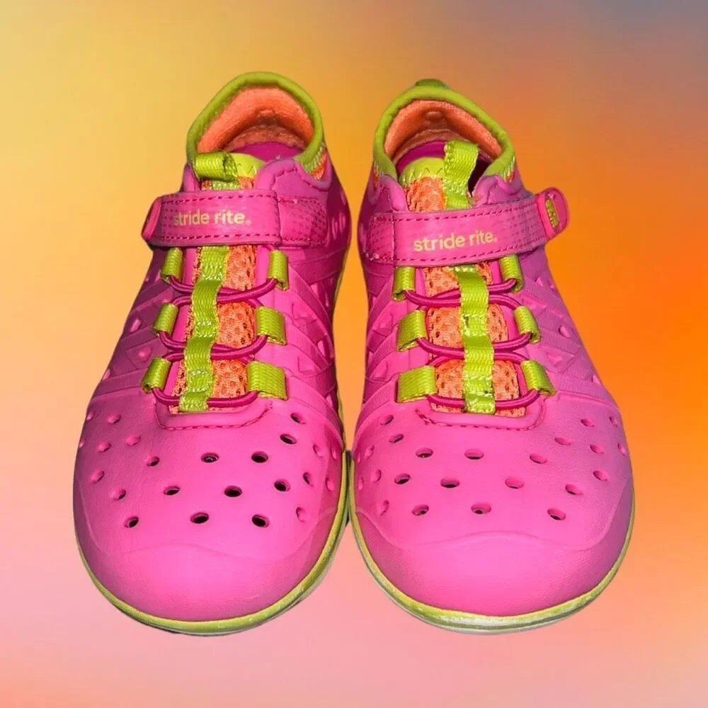 Unisex Toddler Stride Rite Made2Play Phibian Sneaker Sandal Size 9